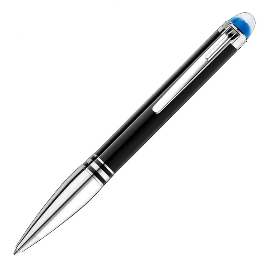 Montblanc StarWalker DouÃ© Ballpoint Pen - Black With Platinum Trims