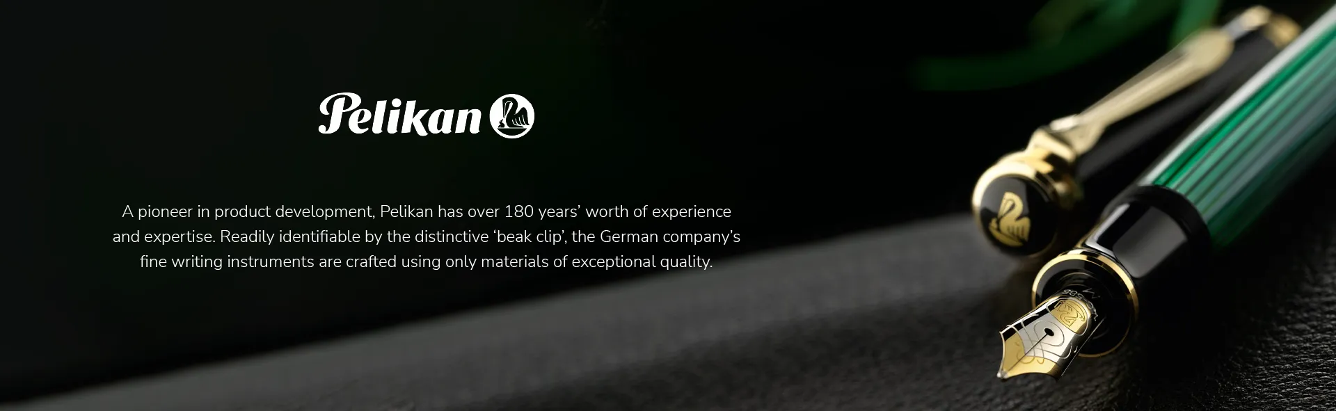 Pelikan Fountain Pen Ink Bottle Collection Banner