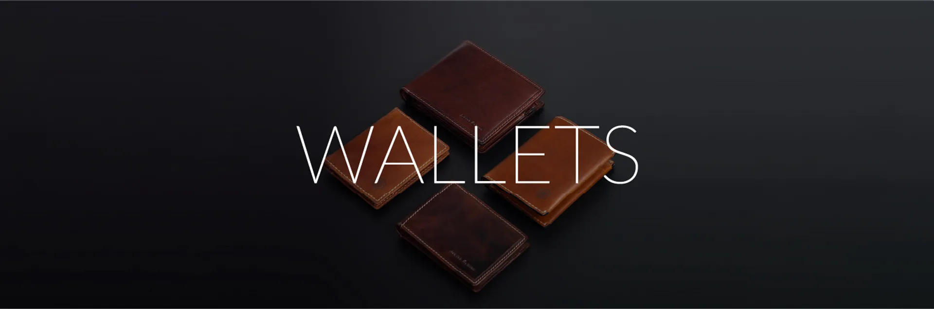 Premium Leather Wallet For Men Collection Banner