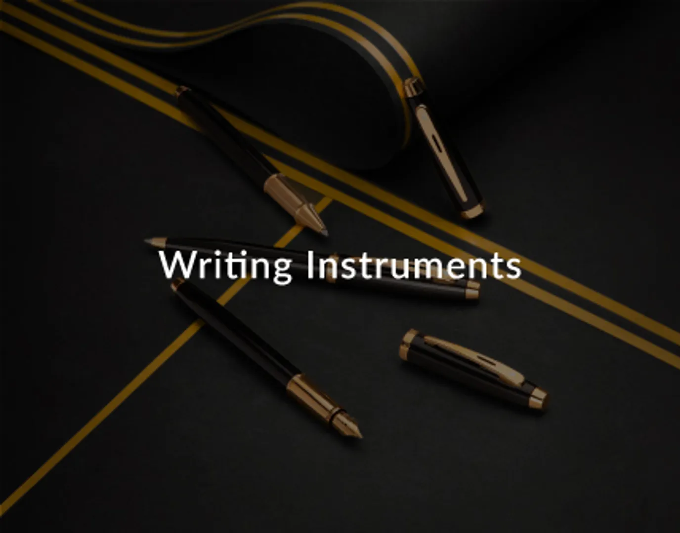 Premium Fountain Pens, Roller Ball Pens, Ballpoint Pens, Inks, and Mechanical Pencil Collection Banner