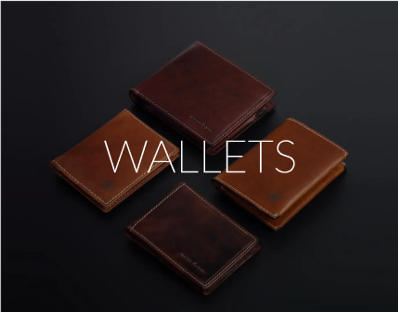 Premium Leather Wallet For Men Collection Banner