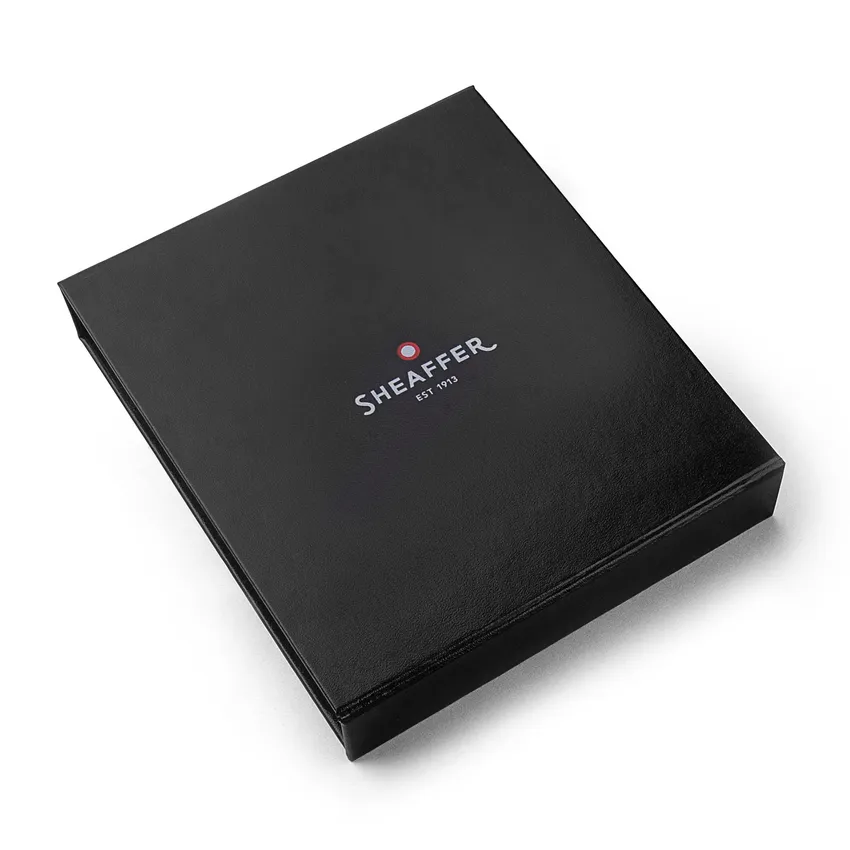 Sheaffer Gift Set 300 9325 Fountain Pen (M) and Rollerball Pen Glossy Black and Gold Trims - Set of 2 Pens