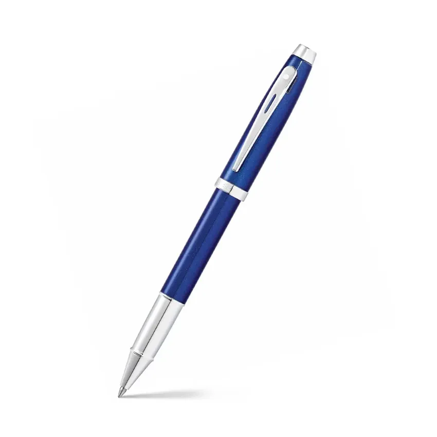 Sheaffer Gift Set 100 9339 Ballpoint Pen and Rollerball Pen Glossy Black with Gold Trims - Set of 2 Pens
