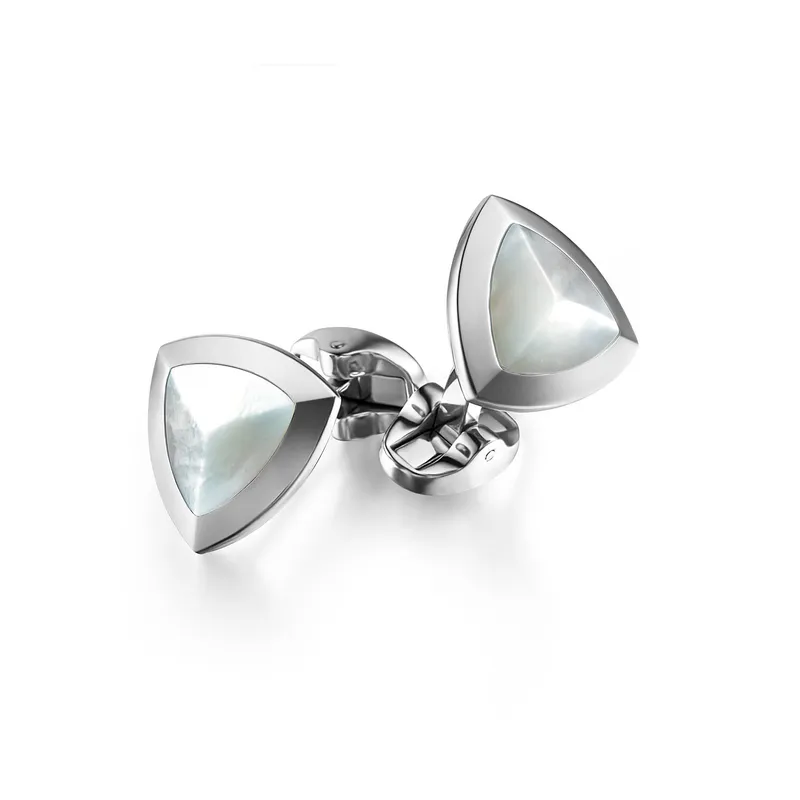 Lapis Bard Avant Garde Basildon Steel with Mother-of-Pearl Inset