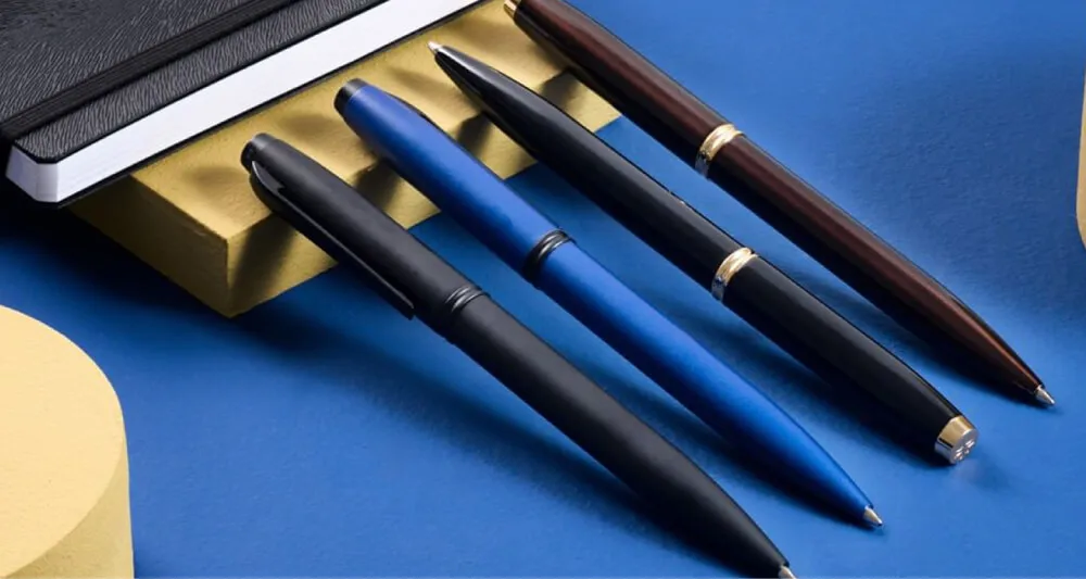 Pennline Atlas Brass Ballpoint Pen