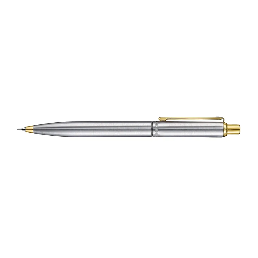 Sheaffer Sentinel 325 Brushed Chrome 0.7 mm Mechanical Pencil with Gold Tone Trim