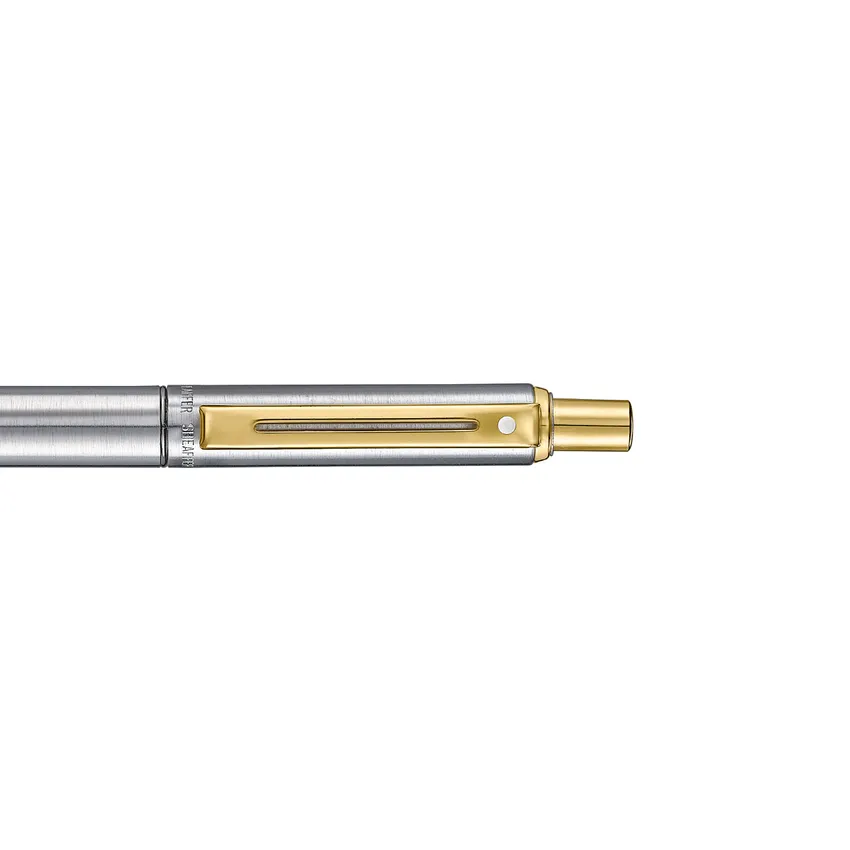 Sheaffer Sentinel 325 Brushed Chrome 0.7 mm Mechanical Pencil with Gold Tone Trim