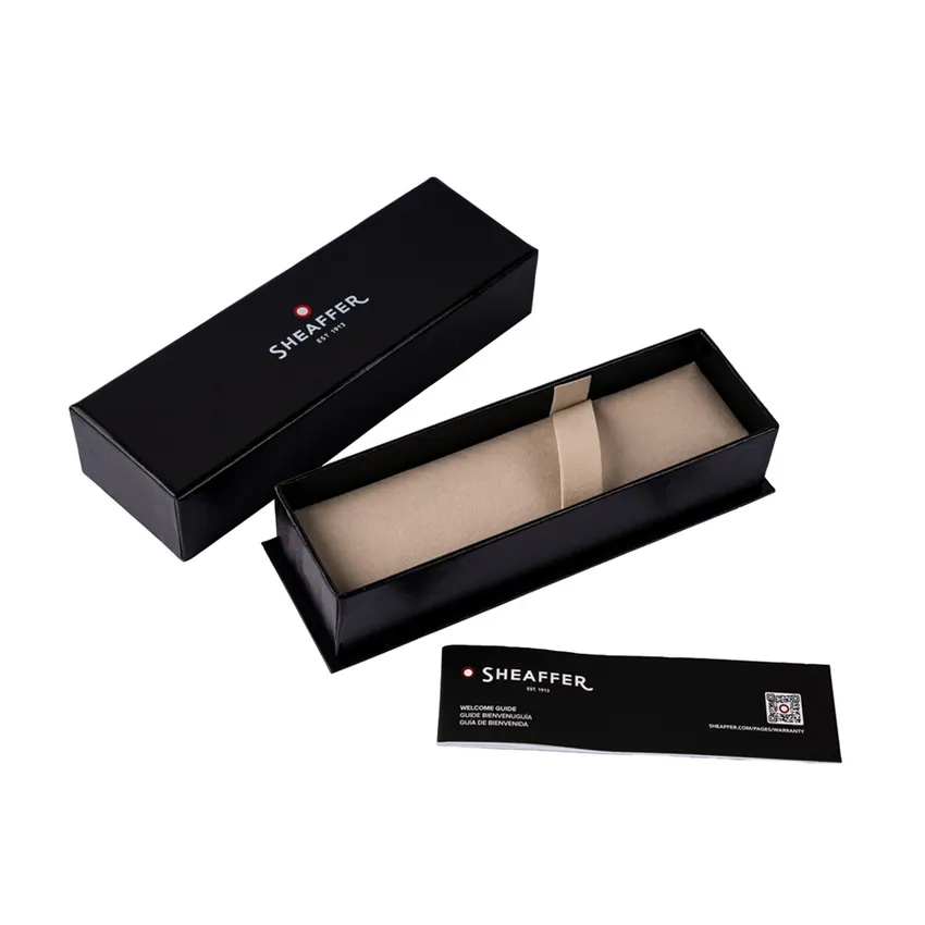 Sheaffer 100 9313 Black & Brushed Chrome 0.7 mm Mechanical Pencil With Chrome Plated Trim
