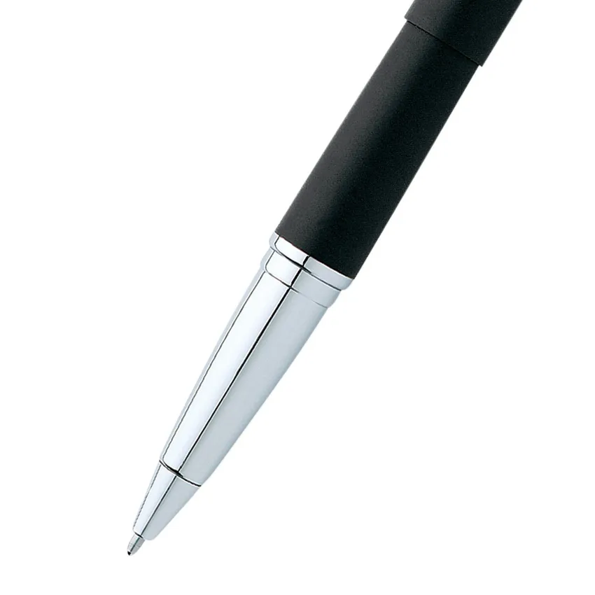 Cross 886-3MS ATX Rollerball Pen Basalt Black with Chrome Trims