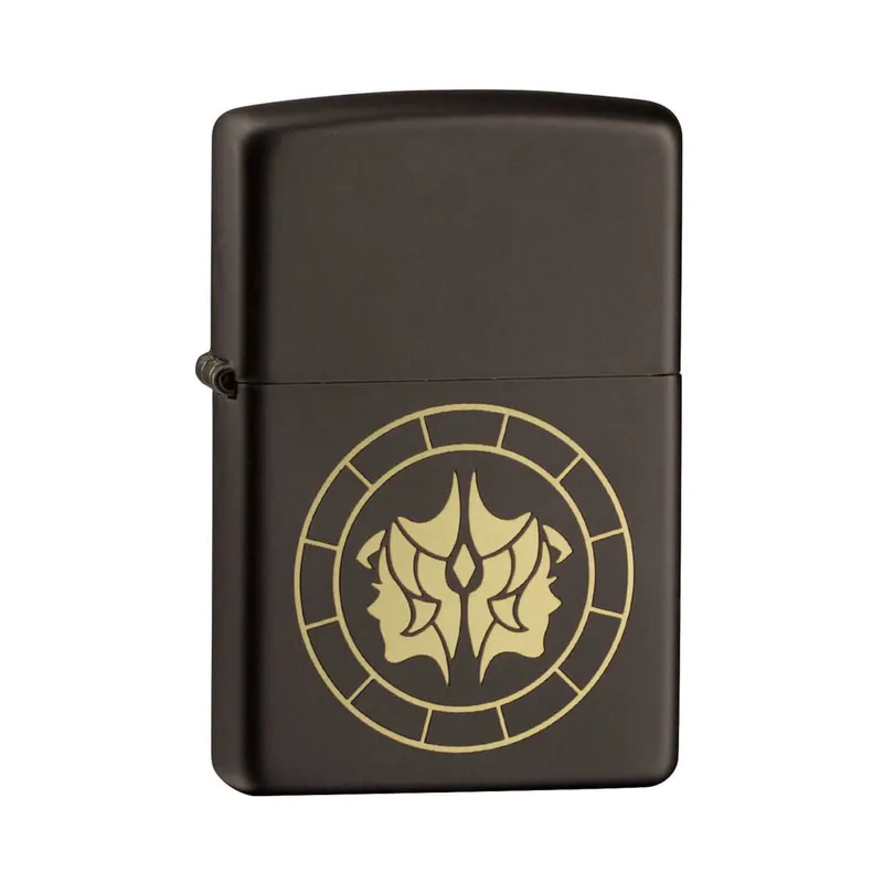 Zippo Lighter 218.MB401288 Gemini Zodiac Sign Black