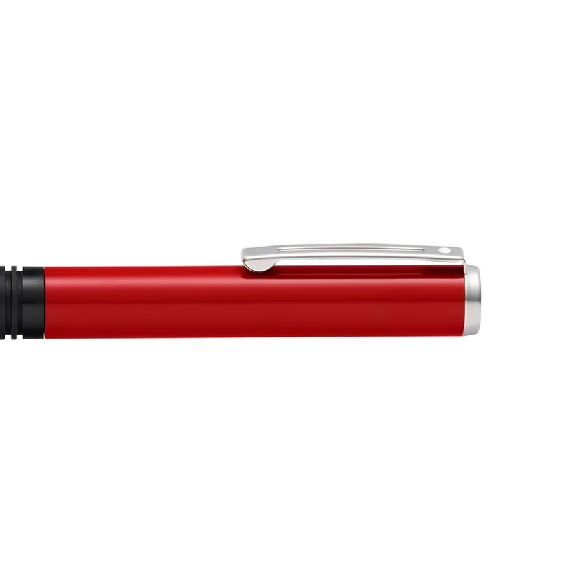 Sheaffer 9207 Pop Ballpoint Pen Red with Chrome-Plated Trim