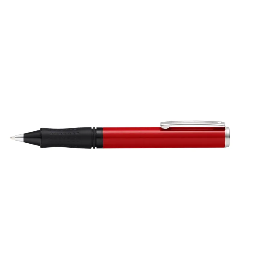 Sheaffer 9207 Pop Ballpoint Pen Red with Chrome-Plated Trim