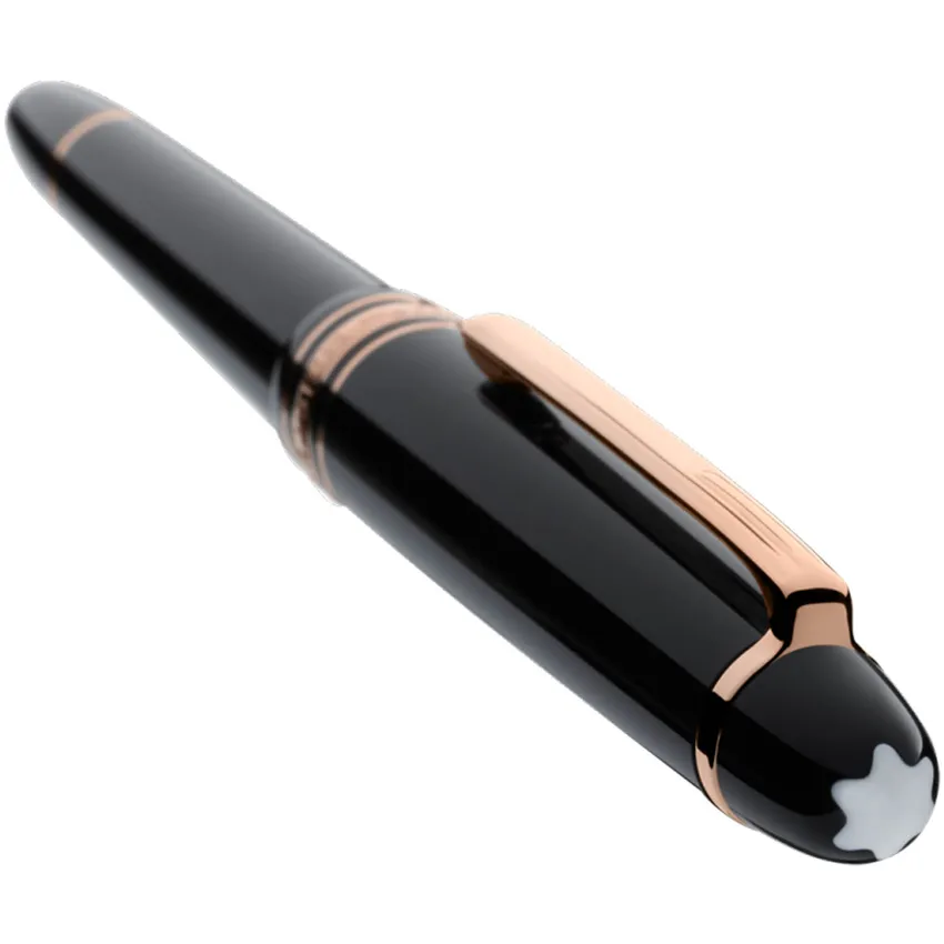Montblanc MeisterstÃ¼ck Classique Rollerball Pen - Black With Red Gold Trims