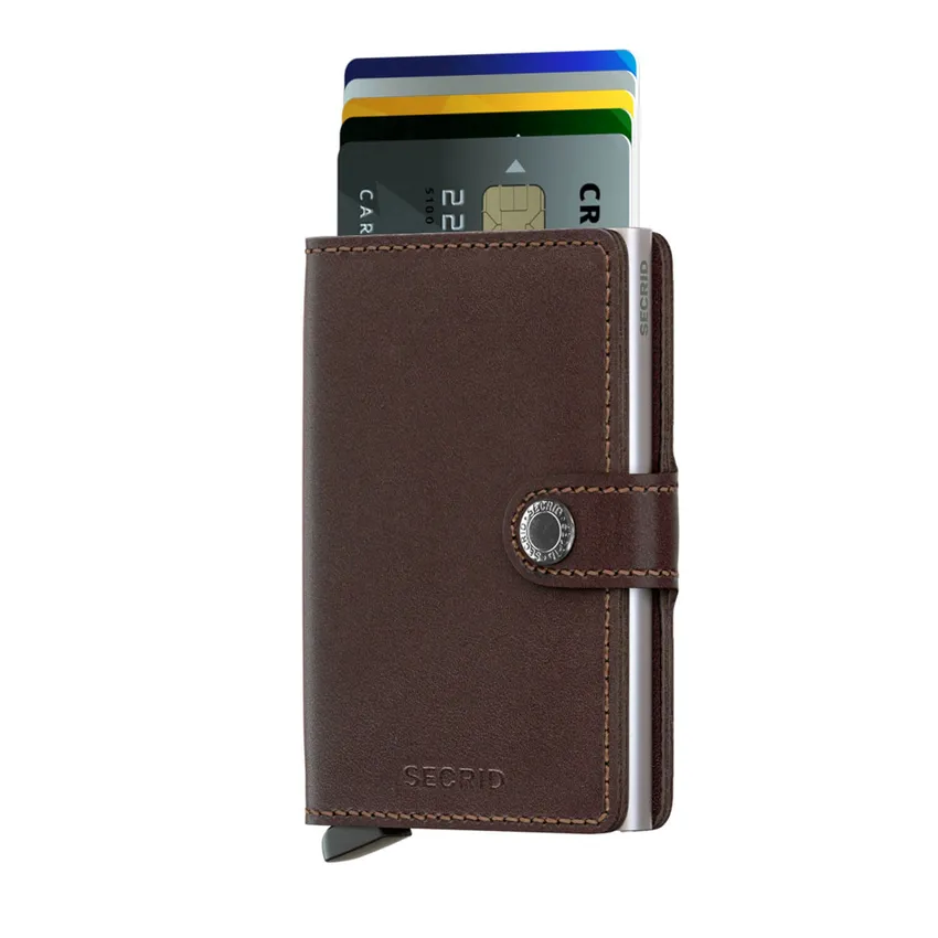 Secrid Miniwallet Upgraded Original Dark Brown