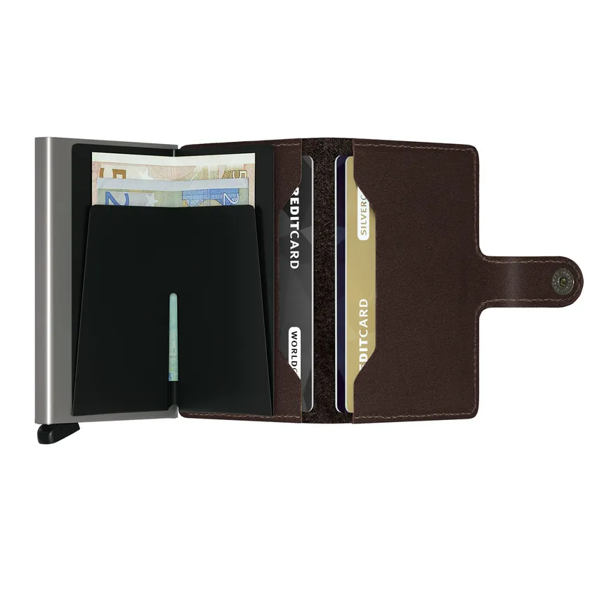 Secrid Miniwallet Upgraded Original Dark Brown