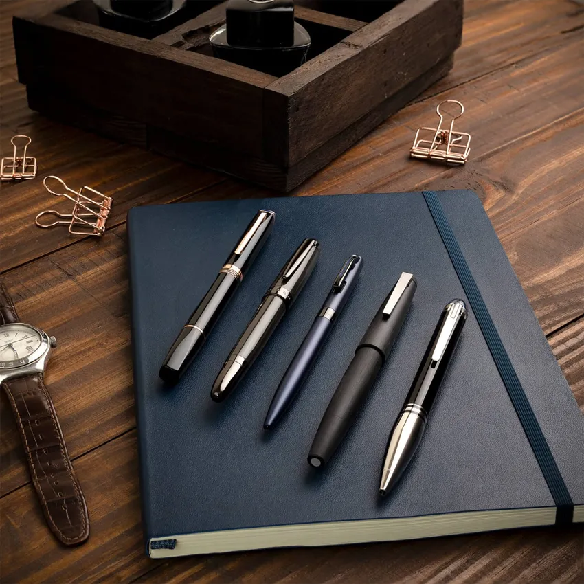 Montblanc StarWalker DouÃ© Ballpoint Pen - Black With Platinum Trims