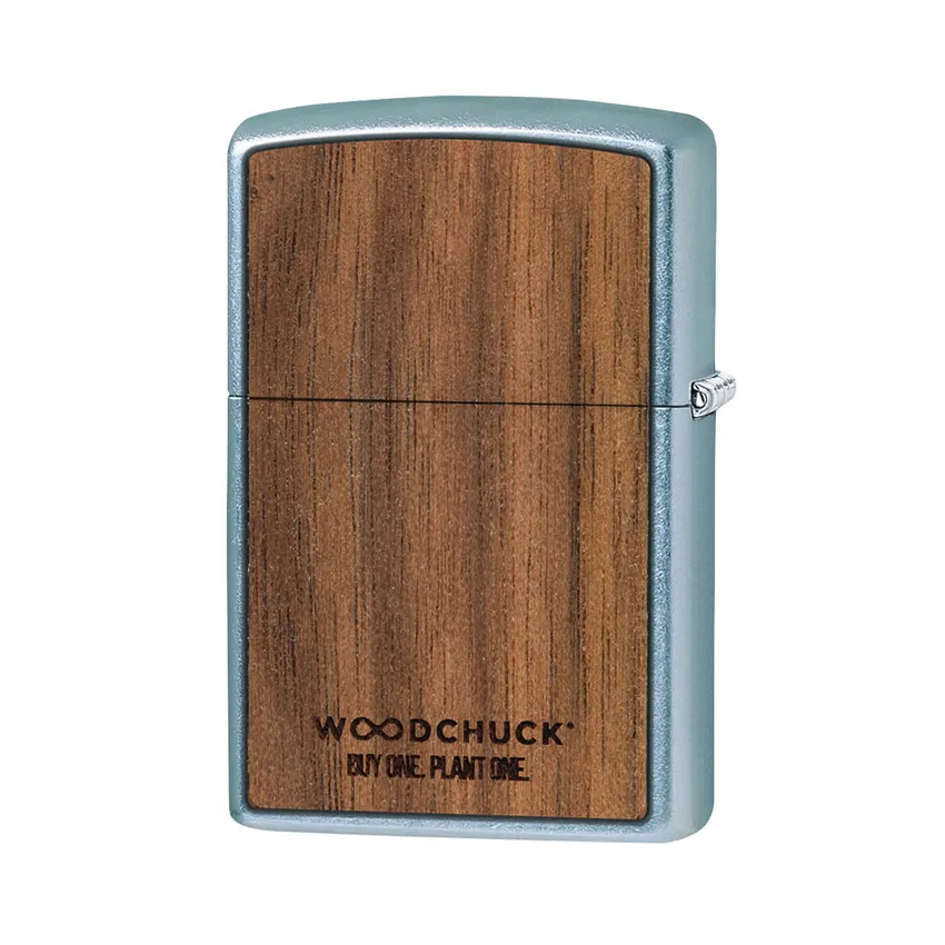 Zippo Lighter 49056 Woodchuck USA Chrome