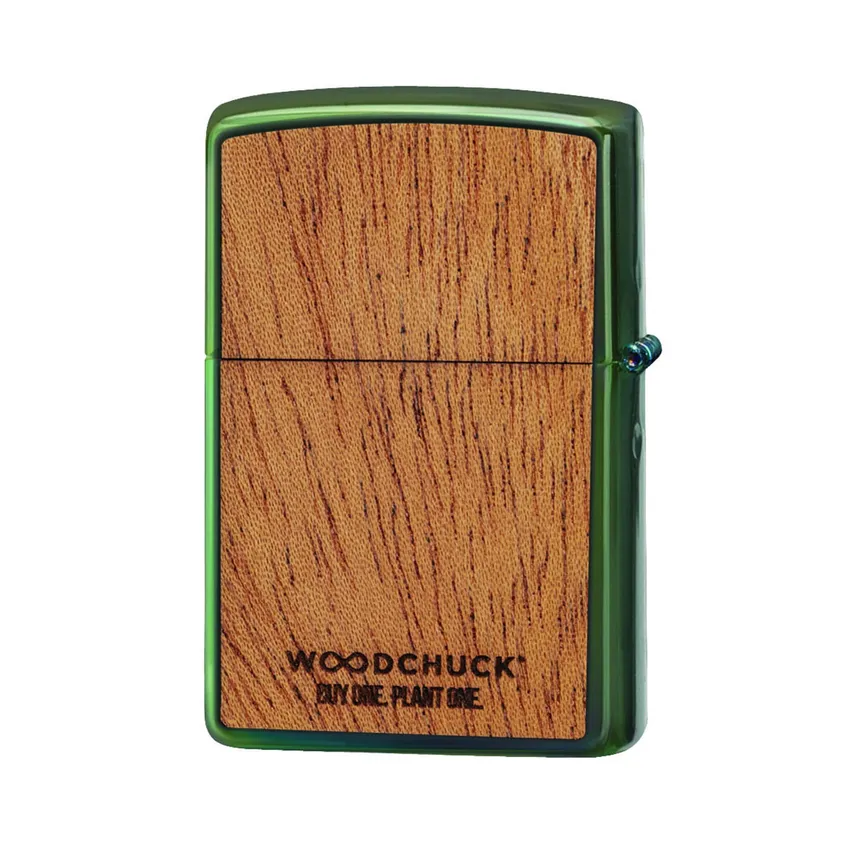 Zippo Lighter 49057 Woodchuck USA Brown