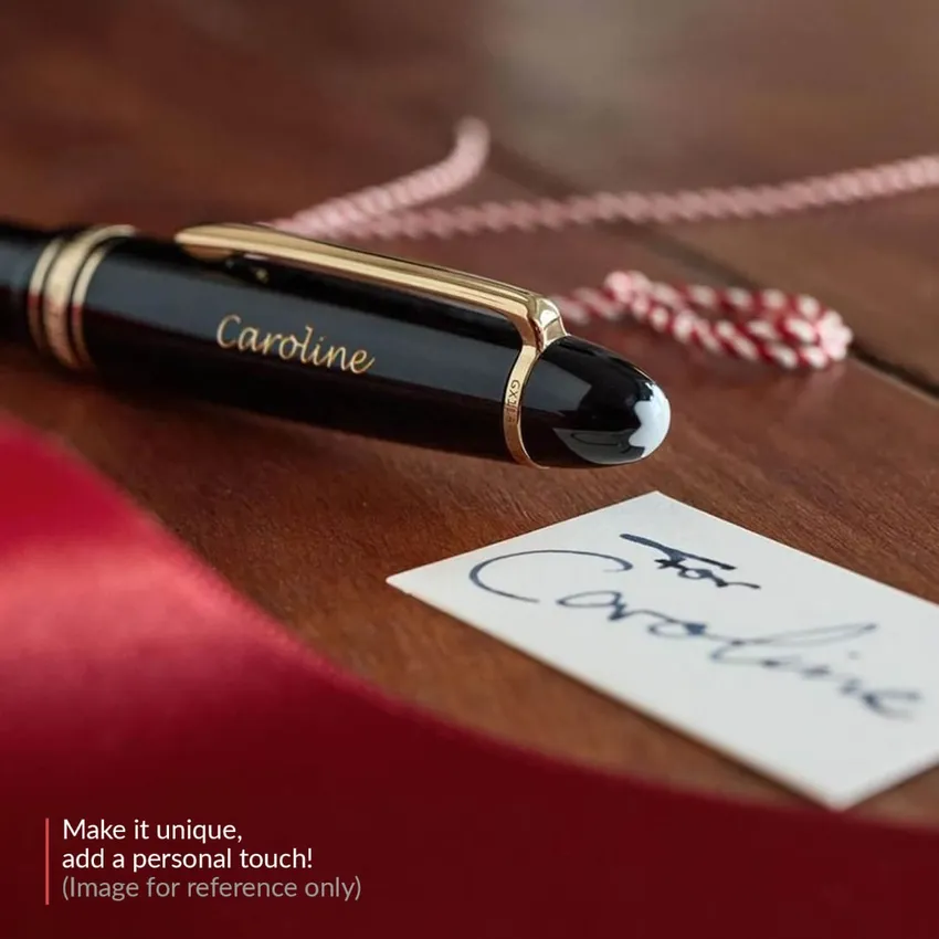 Montblanc MeisterstÃ¼ck Classique Rollerball Pen - Black With Red Gold Trims
