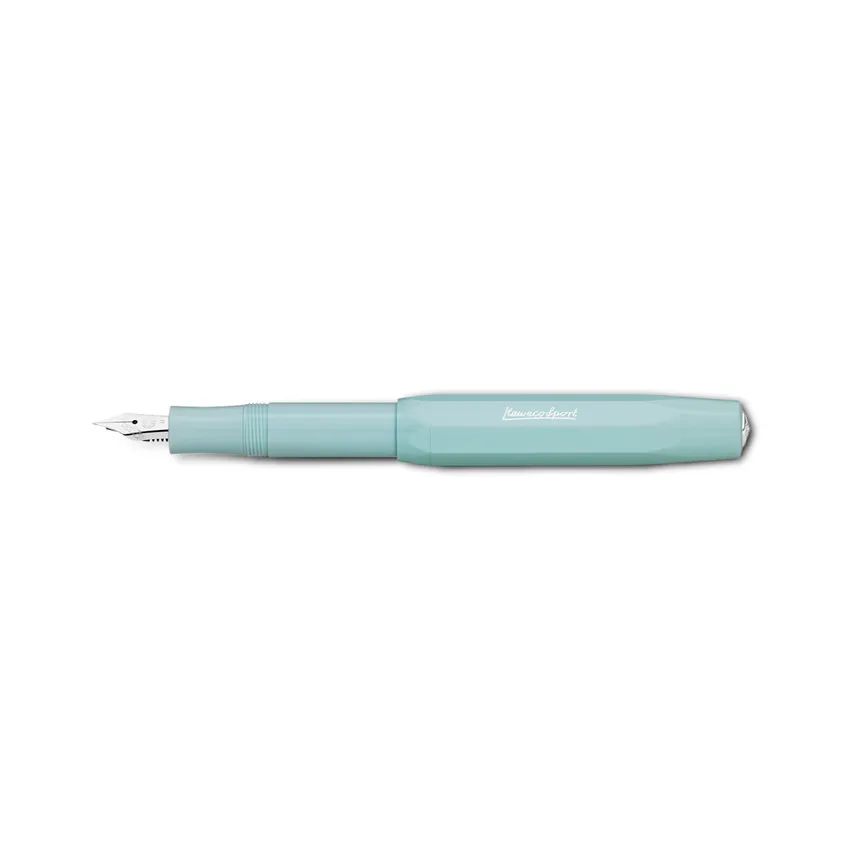 Kaweco Skyline Sport Fountain Pen Mint with Silver Trims - Medium