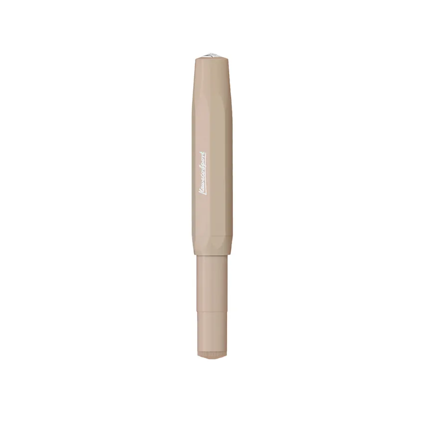 Kaweco Skyline Sport Fountain Pen Macchiato with Silver Trims - Medium