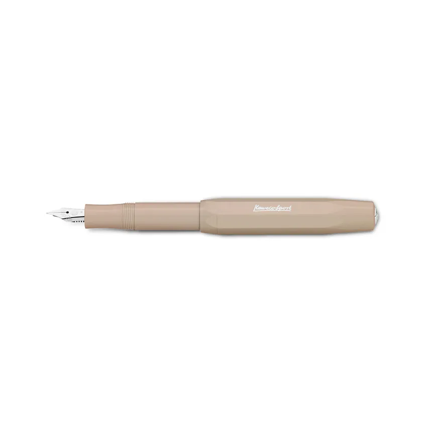 Kaweco Skyline Sport Fountain Pen Macchiato with Silver Trims - Medium