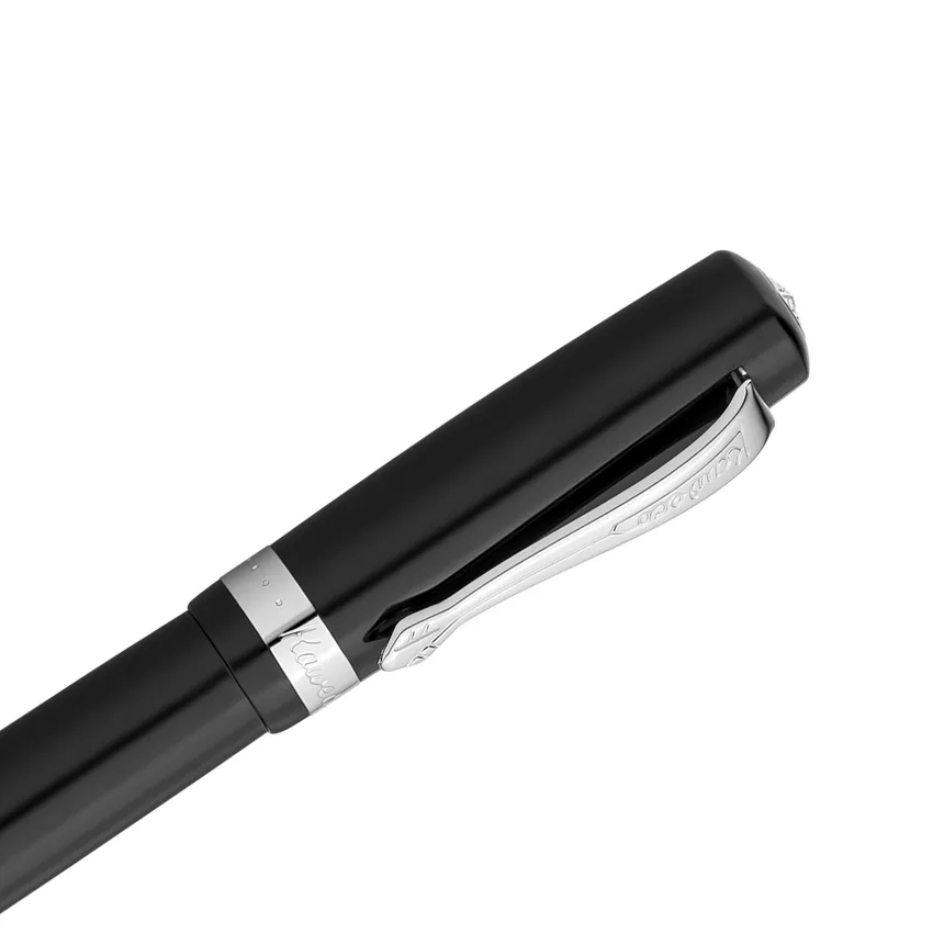 Kaweco Student Fountain Pen Black with Silver Trims - Medium