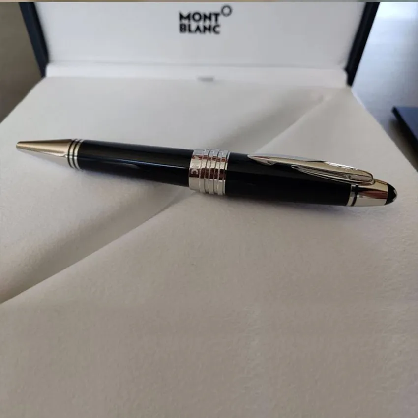 Montblanc John F. Kennedy Ballpoint Pen - Blue With Platinum Trims