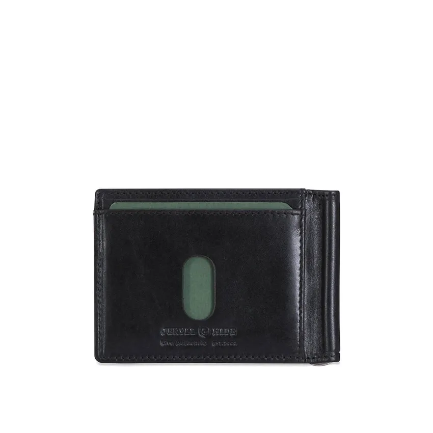 Jekyll & Hide 2792OXBL Oxford Leather Money Clip Wallet - Black