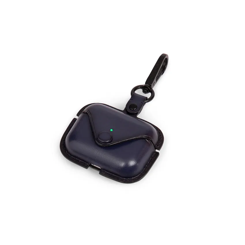 Lapis Bard Ducorium Leather AirPod Pro Case - Navy Blue