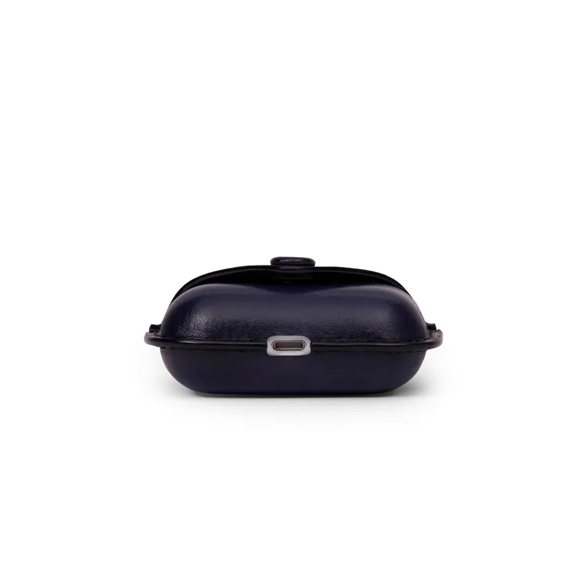Lapis Bard Ducorium Leather AirPod Pro Case - Navy Blue