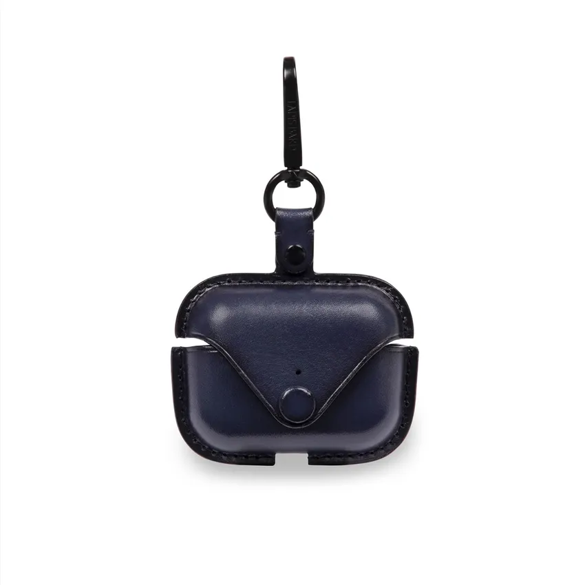 Lapis Bard Ducorium Leather AirPod Pro Case - Navy Blue