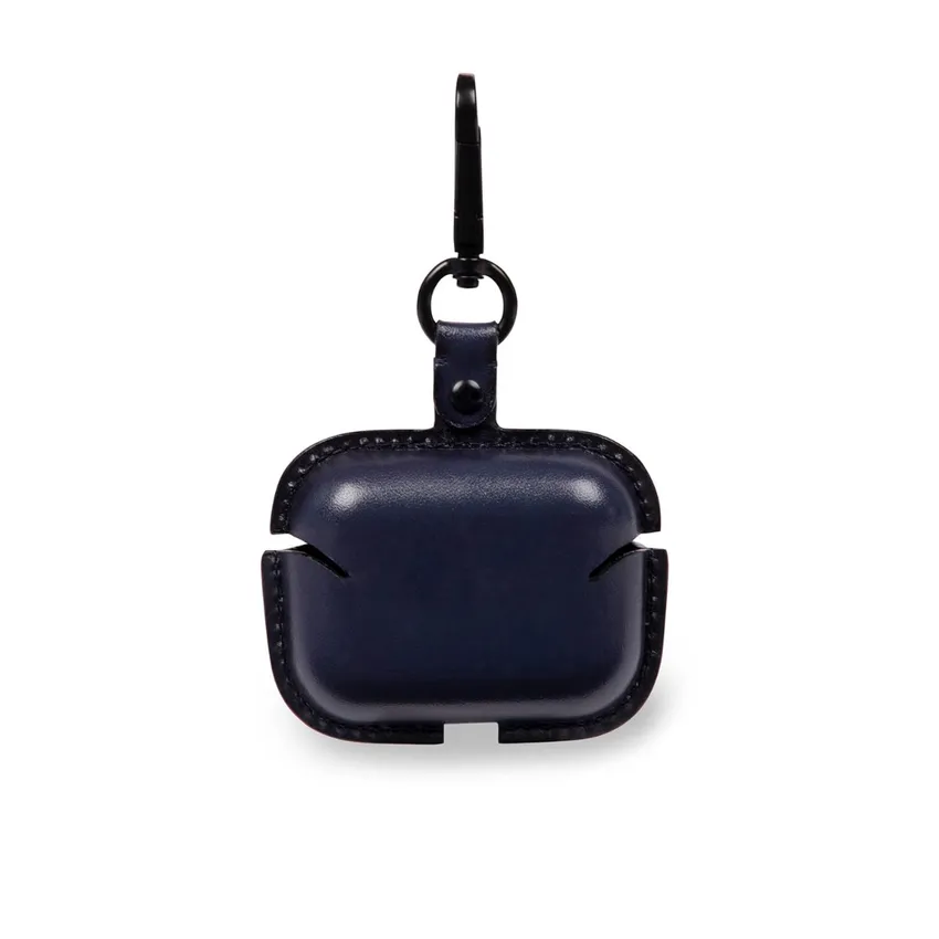 Lapis Bard Ducorium Leather AirPod Pro Case - Navy Blue
