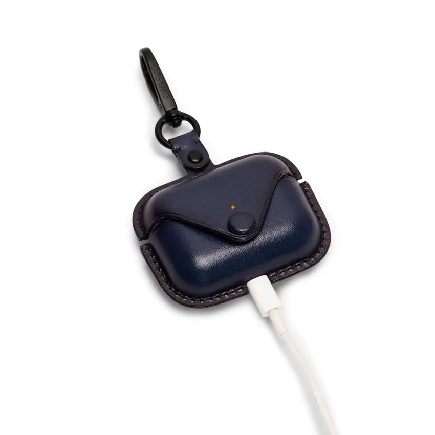 Lapis Bard Ducorium Leather AirPod Pro Case - Navy Blue