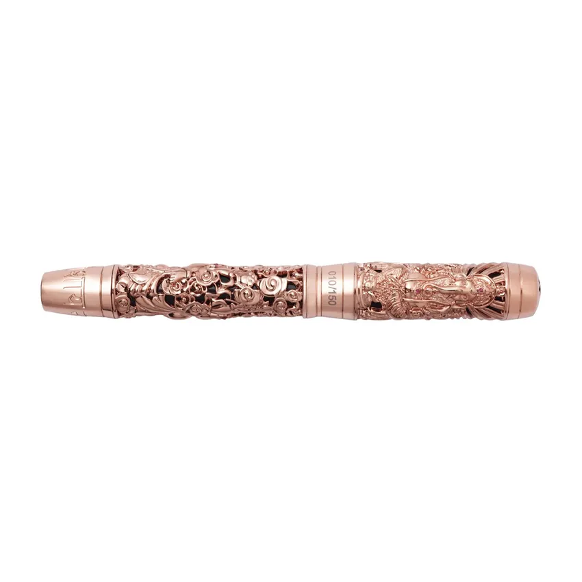 Noblia Limited Edition Ganesha Fountain Pen (Medium) Rose Gold
