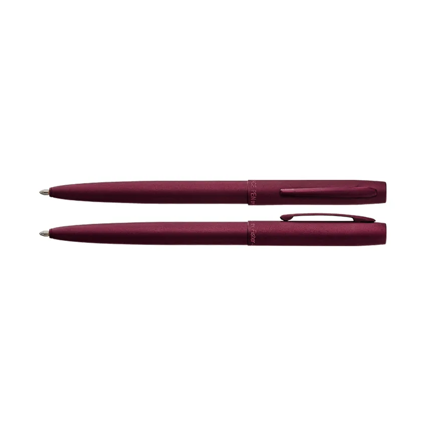 Fisher Space Cerakote Cap-O-Matic Ballpoint Pen - Black Cherry