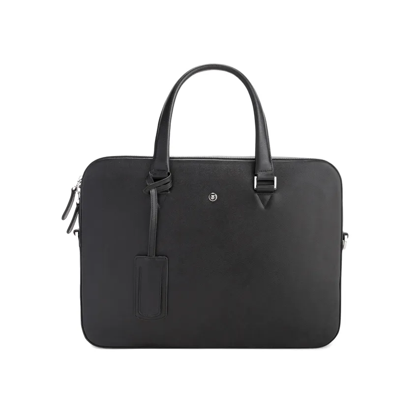Lapis Bard Belgravia Rhodes 14-inch Slim Laptop Bag - Black