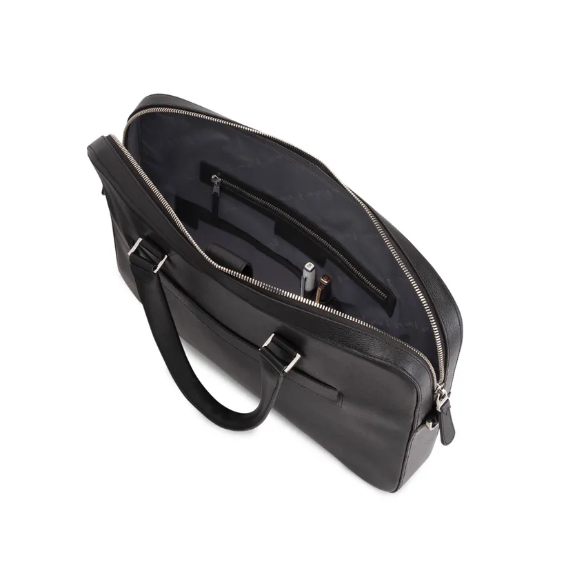 Lapis Bard Belgravia Rhodes 14-inch Slim Laptop Bag - Black