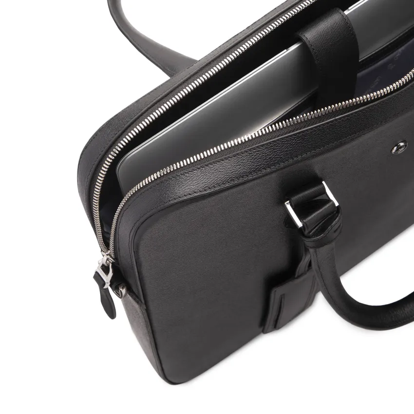 Lapis Bard Belgravia Rhodes 14-inch Slim Laptop Bag - Black