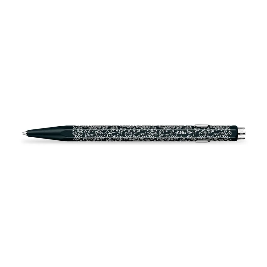 Caran d'Ache 849 Xmas23 Keith Haring Ballpoint Pen - Black