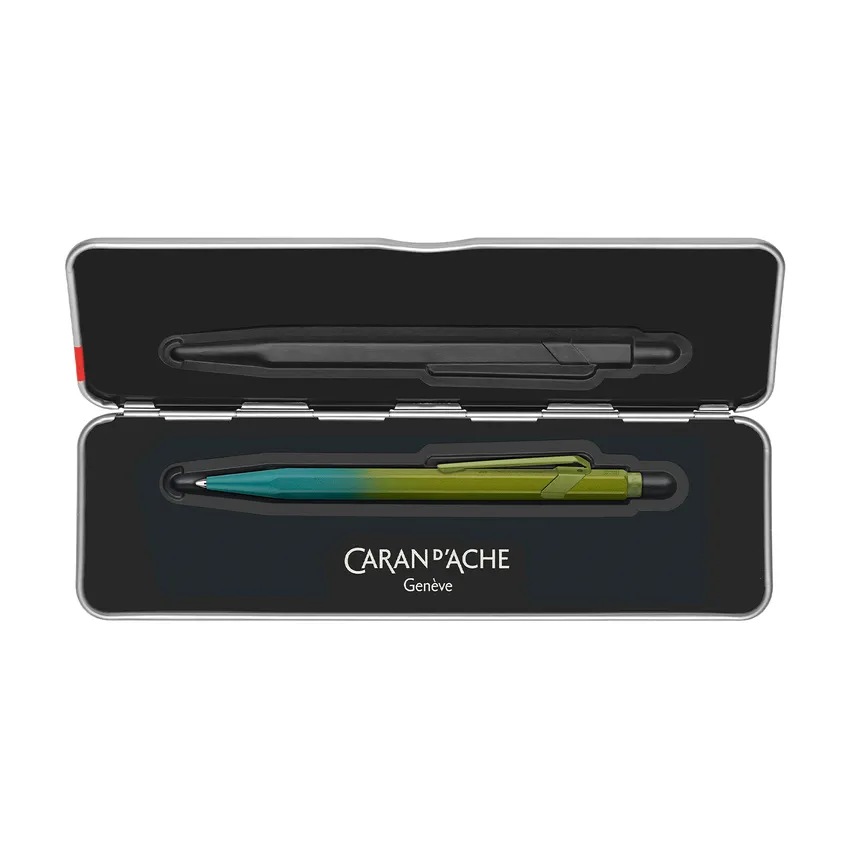 Caran d'Ache 849 Claim Your Style Ed. 5, arctic green in grey slimpack Ballpoint Pen