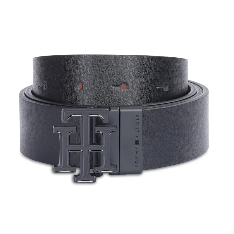 Tommy Hilfiger Scantic Reversible Semi Formal Belt Extra Large - Black And Tan