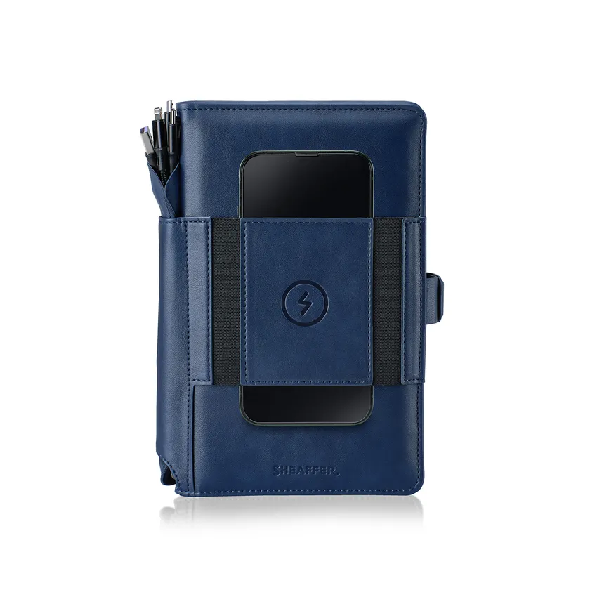 Sheaffer Superbook Mini 8000mAh Power Bank Organizer - Blue