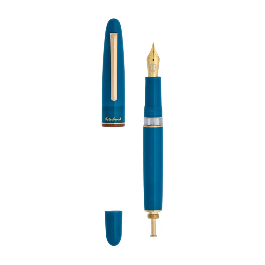 Esterbrook Back to the Land Estie Funky Lake Fountain Pen with Gold Trims - Fine