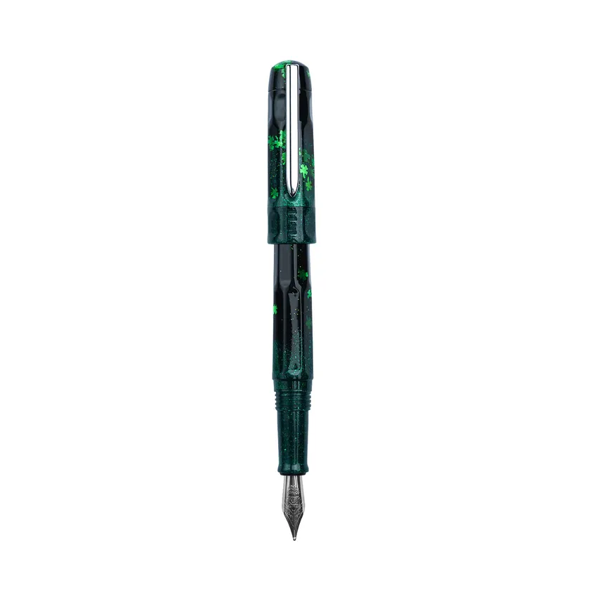 Benu Talisman Four Leaf Clover Green Fountain Pen - Fine