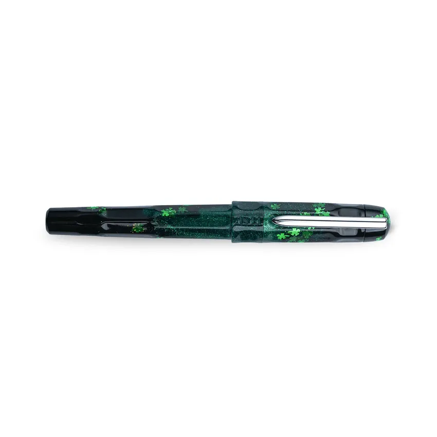 Benu Talisman Four Leaf Clover Green Fountain Pen - Fine