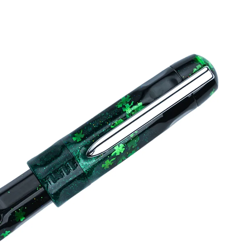 Benu Talisman Four Leaf Clover Green Fountain Pen - Fine