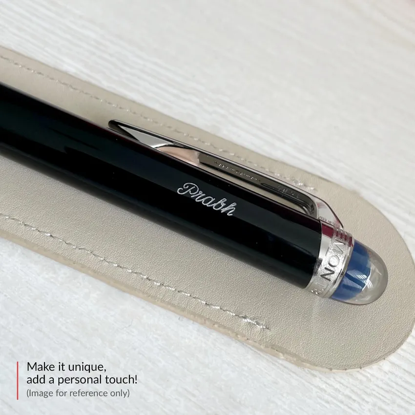 Montblanc StarWalker DouÃ© Ballpoint Pen - Black With Platinum Trims