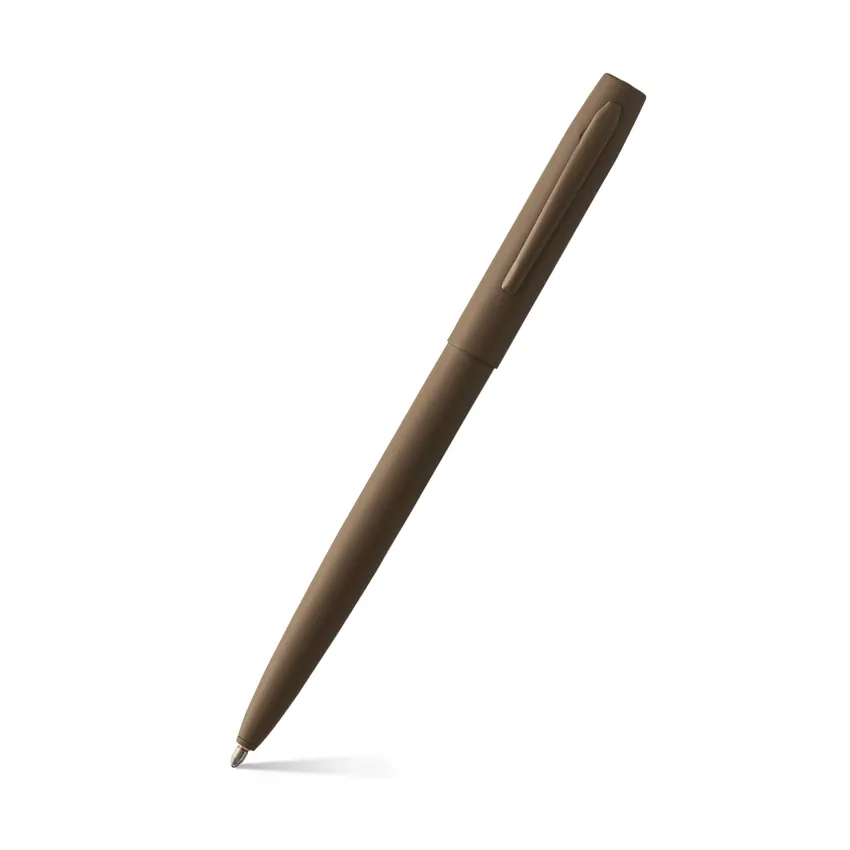 Fisher Space Cerakote Cap-O-Matic Ballpoint Pen - Earth Brown